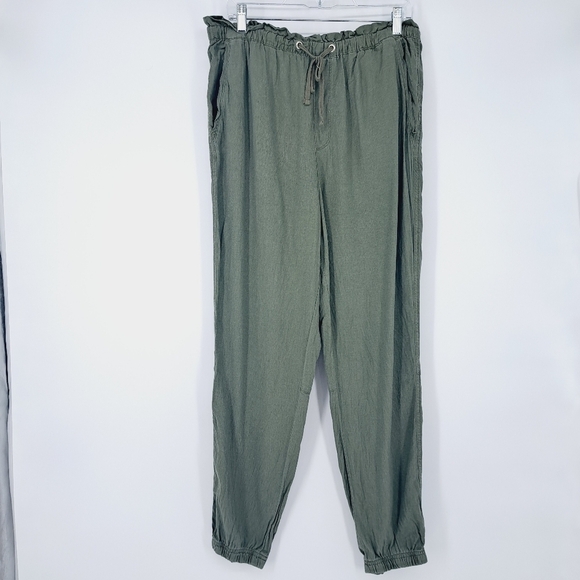 Sanctuary Social Standard Women's Solstice Pant in Deep Lichen Green Size XL - Picture 3 of 11